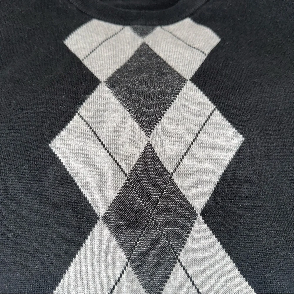 Perry Ellis‎ argyle sweater men’s XXL